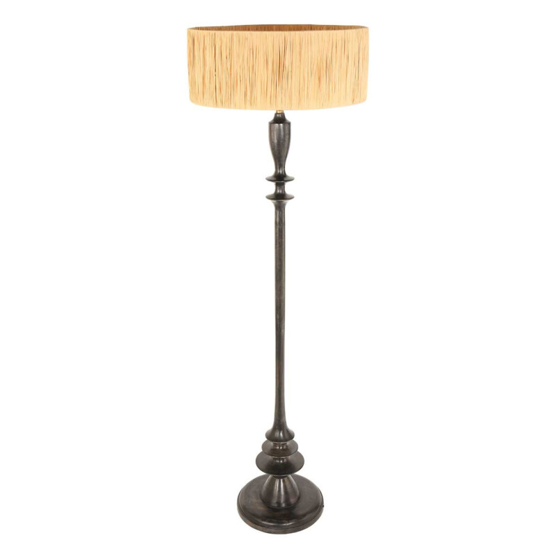 lampara-de-pie-rustica-redonda-de-ratan-negra-steinhauer-bois-negroantiguo-y-naturel-3775zw