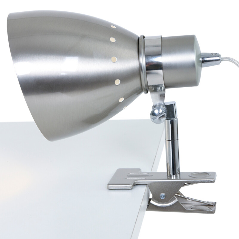 Lámpara de pared industrial de acero con foco ajustable Steinhauer Spring - Imagen 6