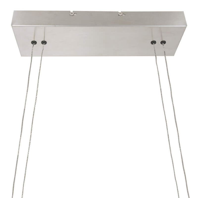 Lámpara colgante rectangular de diseño con placa de vidrio de acero Steinhauer Profilo - Imagen 5
