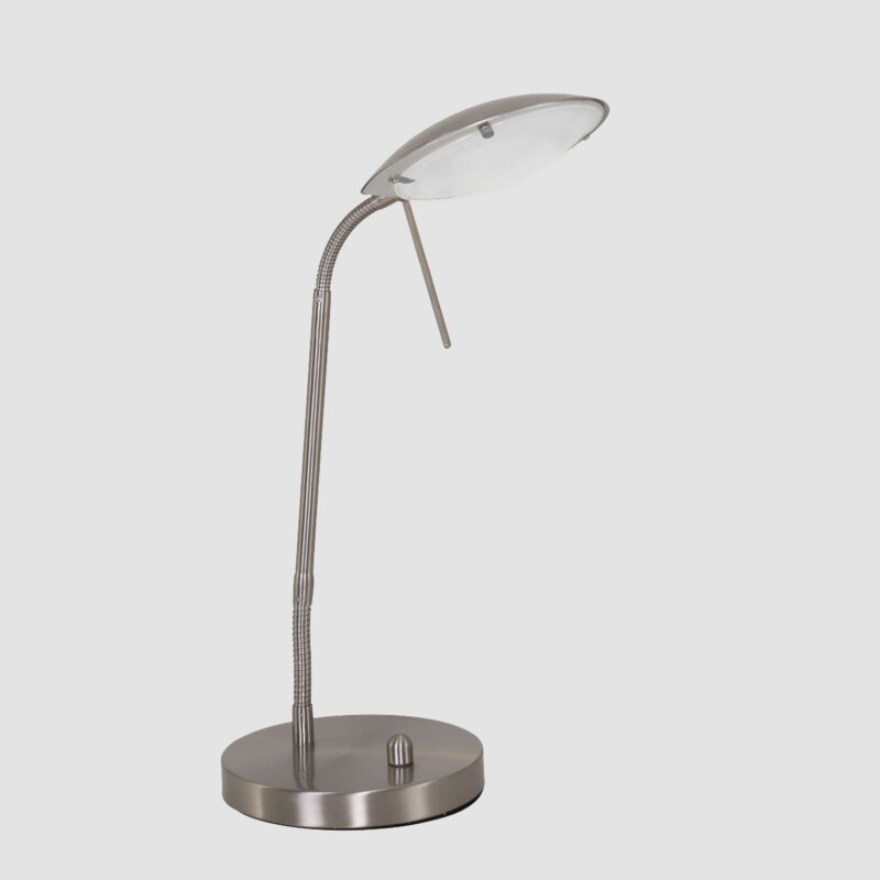 Lámpara de mesa de vidrio y acero moderna Mexlite Eloi - Imagen 14