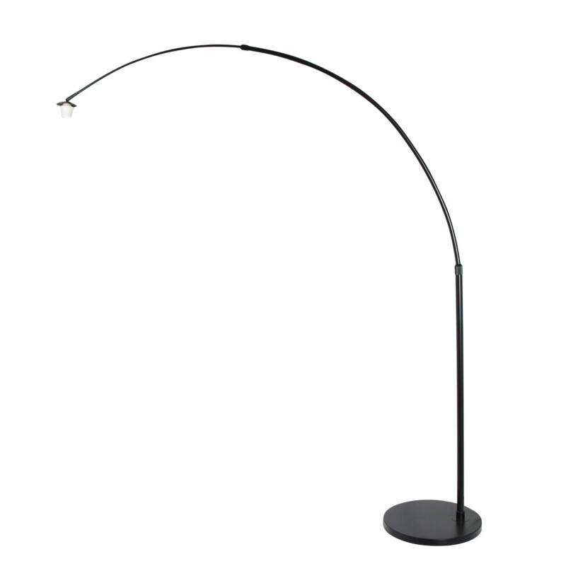 lampara-de-suelo-curva-ajustable-en-negro-con-tulipa-etnica-steinhauer-sparkled-light-naturel-y-negro-3789zw-9