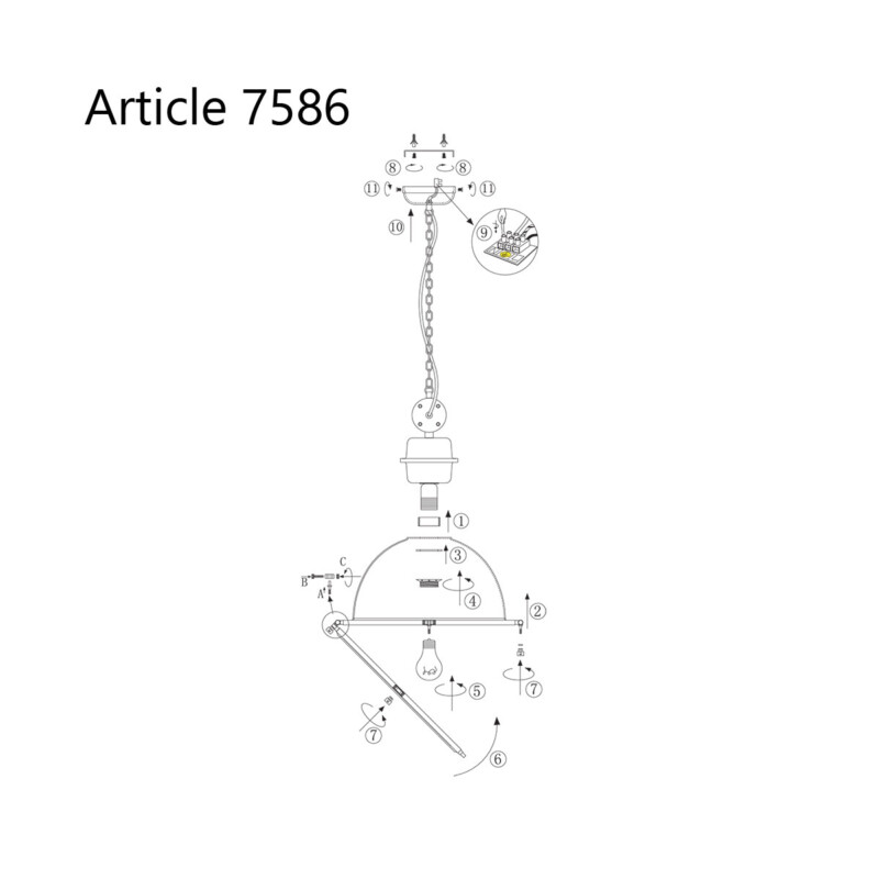 lampara-de-suspension-de-metal-negro-steinhauer-bikkel-7586zw-10