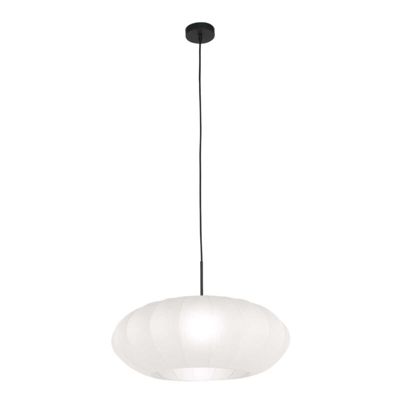 lampara-de-techo-con-cable-en-negro-y-tulipa-blanca-steinhauer-sparkled-light-blanco-y-negro-3809zw-11