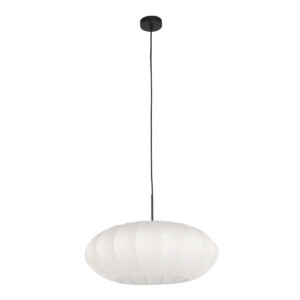 lampara-de-techo-con-cable-en-negro-y-tulipa-blanca-steinhauer-sparkled-light-blanco-y-negro-3809zw-2