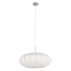 lampara-de-techo-con-tulipa-blanca-steinhauer-sparkled-light-acero-y-blanco-3808st-2