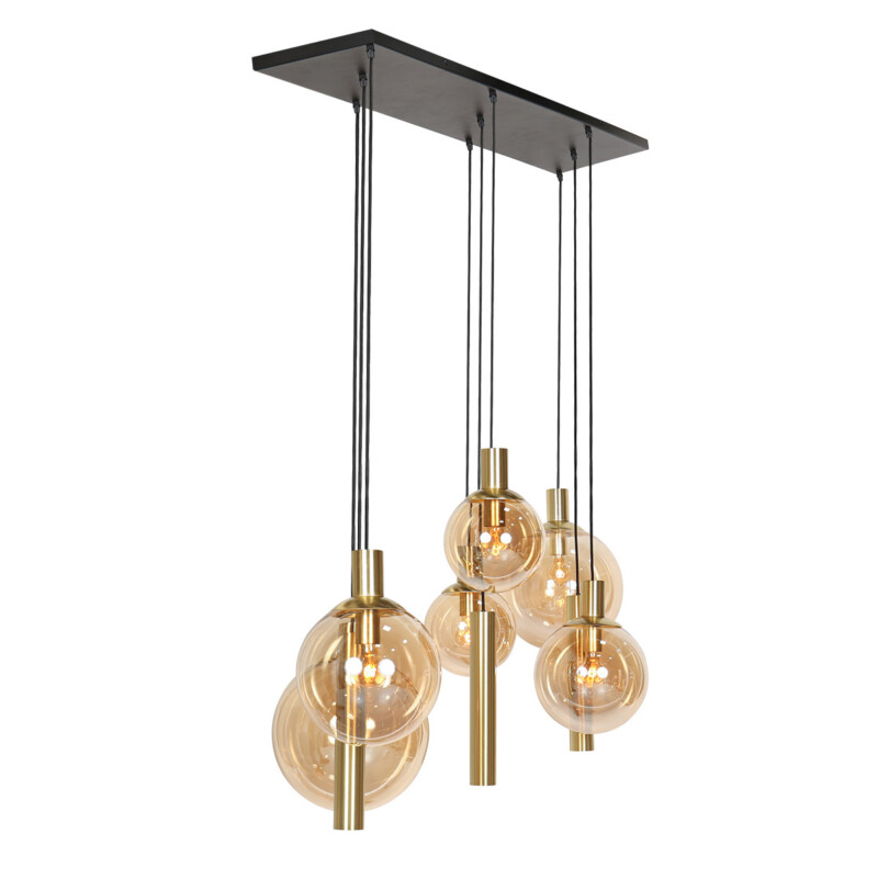lampara-de-techo-dorada-con-seis-bombillas-redondas-de-estilo-moderno-steinhauer-bollique-laton-y-negro-3799me-2