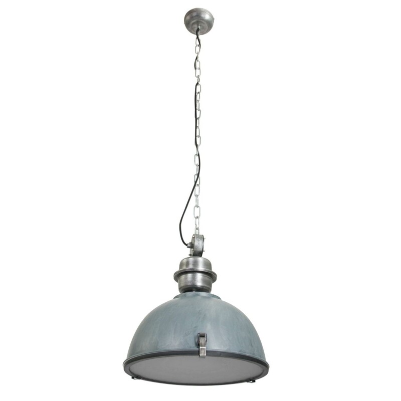 Lámpara colgante de metal/cristal gris áspero en forma de cúpula Steinhauer Bikkel - Imagen 13
