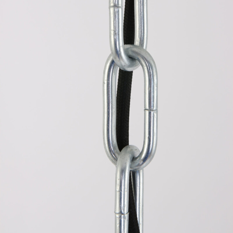 Lámpara colgante de metal/cristal gris áspero en forma de cúpula Steinhauer Bikkel - Imagen 6