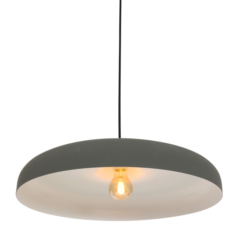 Lámpara colgante retro de metal gris Steinhauer Krisip - Imagen 11