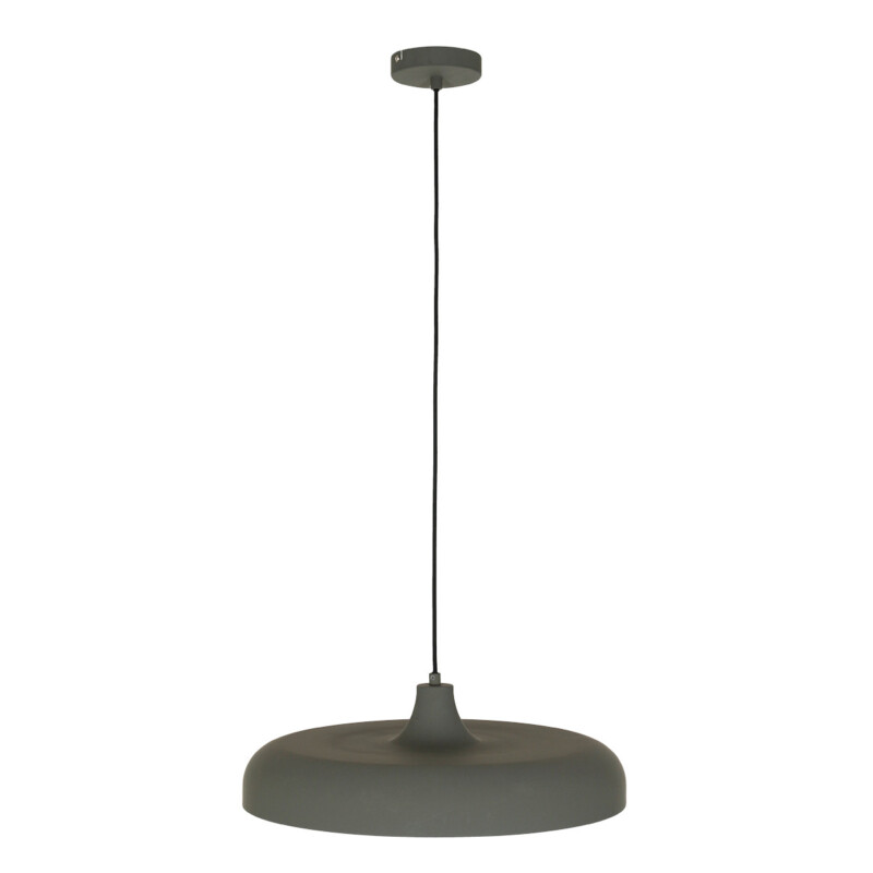 Lámpara colgante retro de metal gris Steinhauer Krisip - Imagen 12