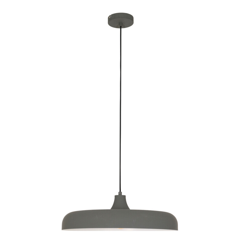 Lámpara colgante retro de metal gris Steinhauer Krisip - Imagen 2