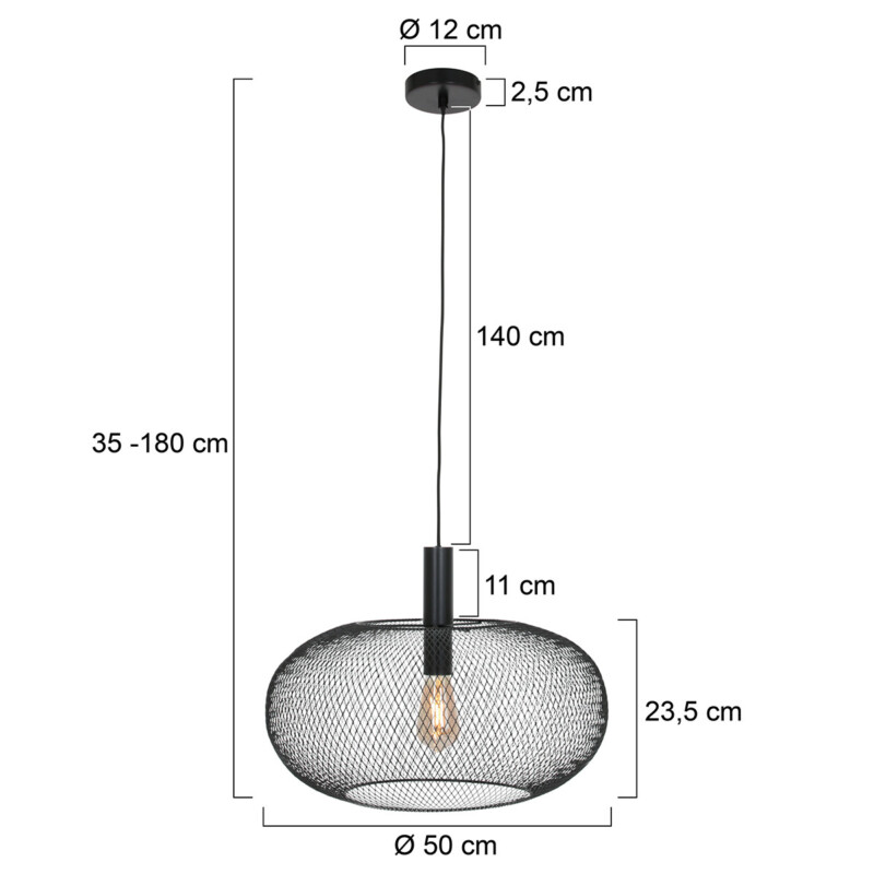 Lámpara de techo industrial Anne Lighting Cloud - Imagen 7
