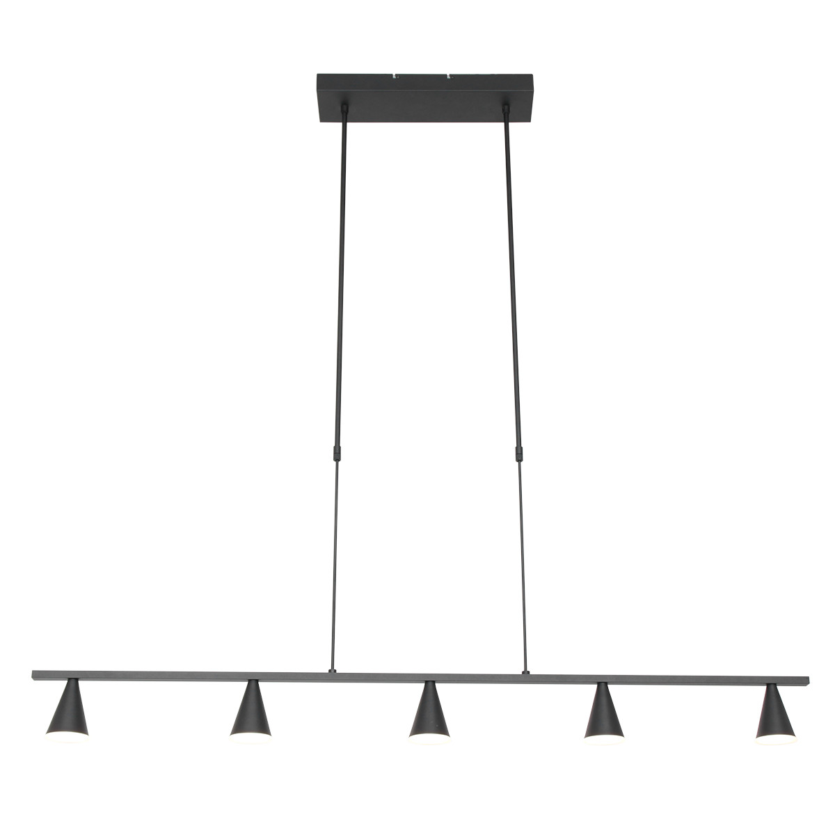 lampara-de-techo-led-cinco-luces-steinhauer-vortex-negro-3066zw