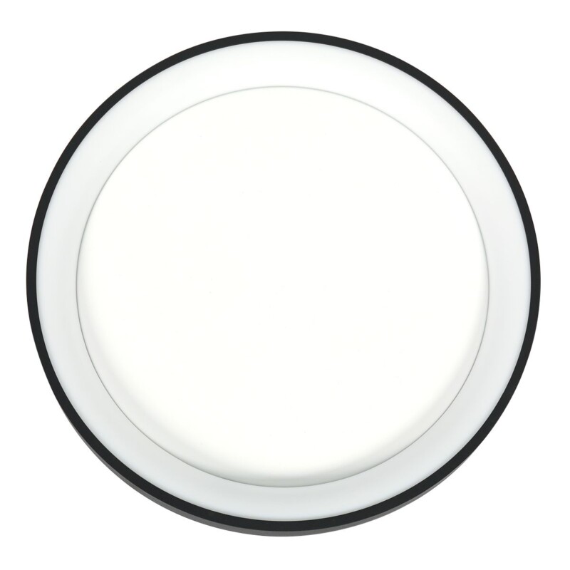 Lámpara de Techo LED Redonda Negra Moderna Steinhauer Ringlede blanco y negro - Imagen 10