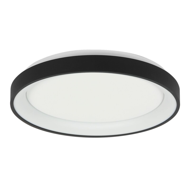 Lámpara de Techo LED Redonda Negra Moderna Steinhauer Ringlede blanco y negro - Imagen 2