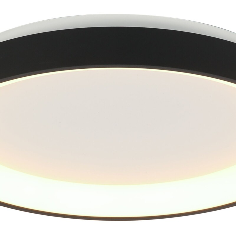Lámpara de Techo LED Redonda Negra Moderna Steinhauer Ringlede blanco y negro - Imagen 6