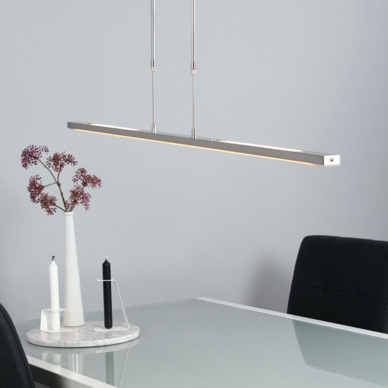 Lámpara de techo LED Steinhauer Humilus, color acero - Imagen 3