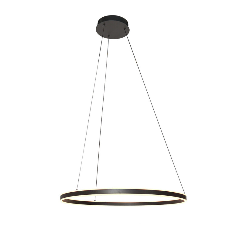 Lámpara colgante minimalista negra en forma de anillo Steinhauer Ringlux - Imagen 7