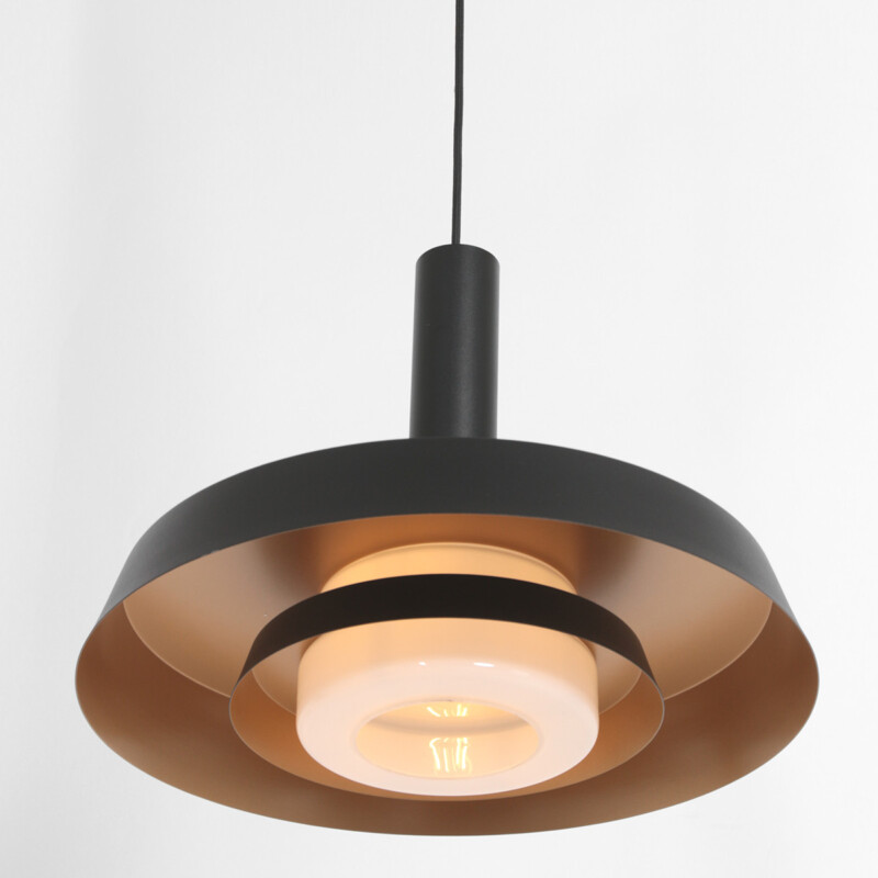 Lámpara de techo retro negra Anne Lighting Flinter - Imagen 14