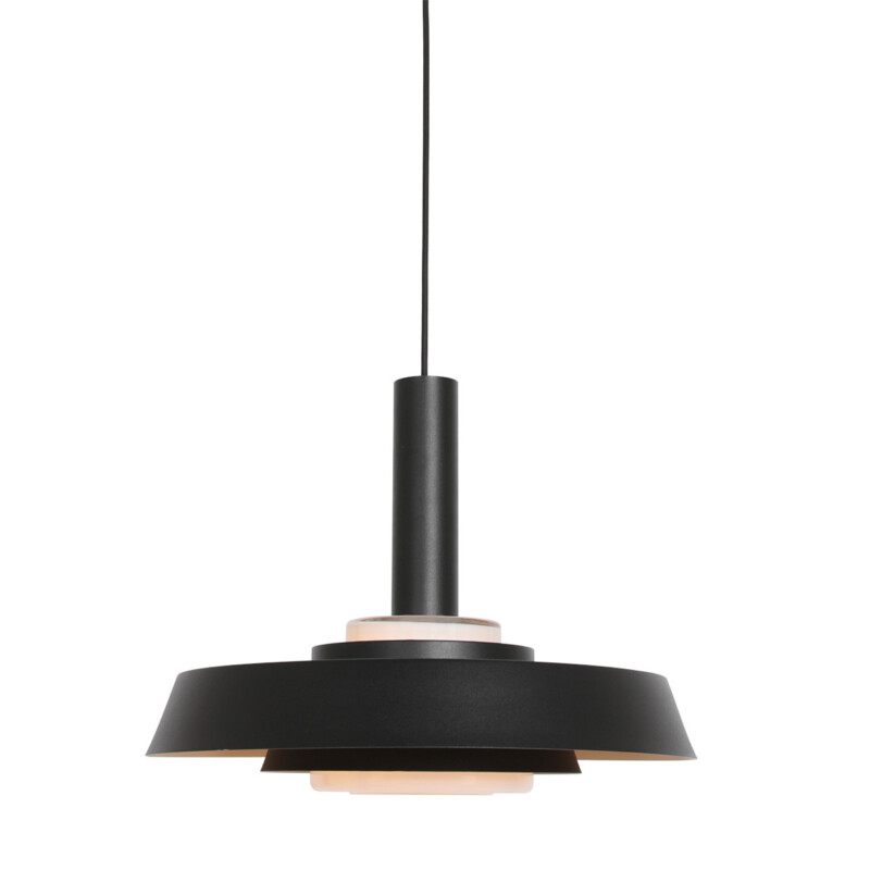 lampara-de-techo-retro-negra-anne-lighting-flinter-3328zw