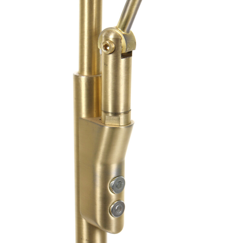 Lámpara dorada luz giratoria Steinhauer Zenith led latón y blanco - Imagen 12