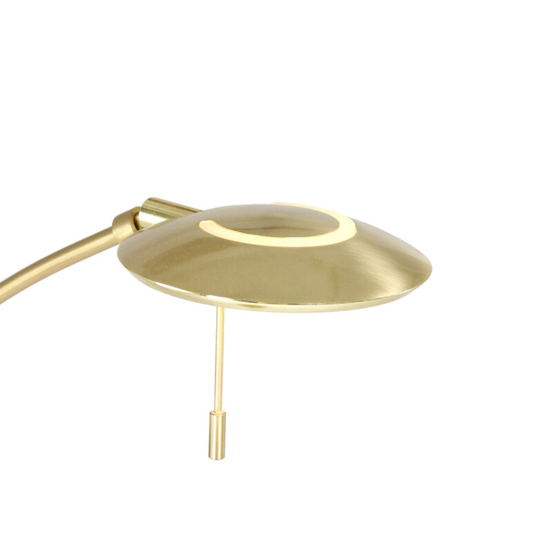 Lámpara dorada luz giratoria Steinhauer Zenith led latón y blanco - Imagen 13