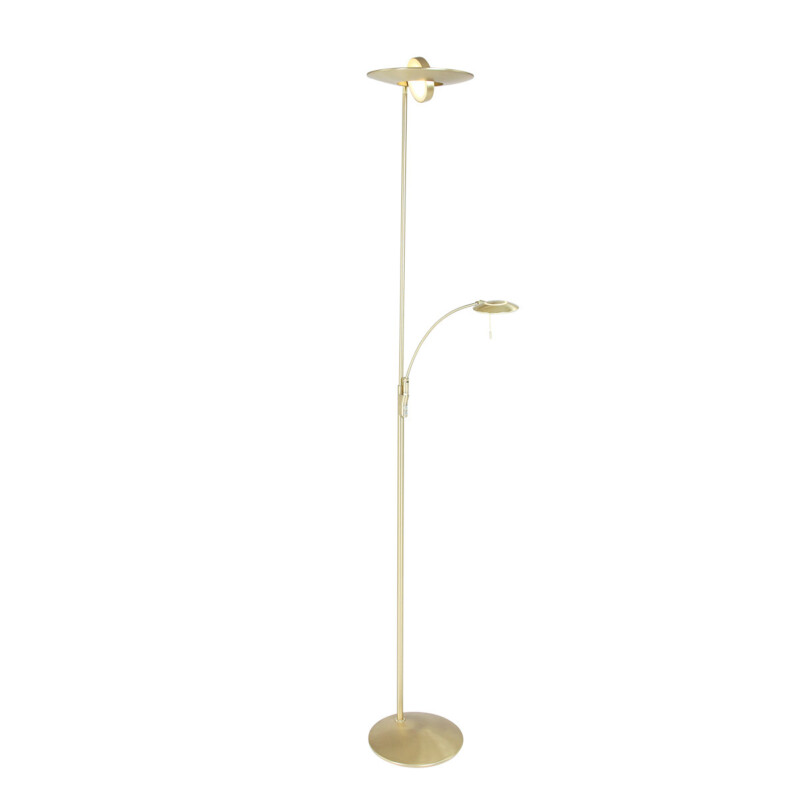 Lámpara dorada luz giratoria Steinhauer Zenith led latón y blanco - Imagen 2