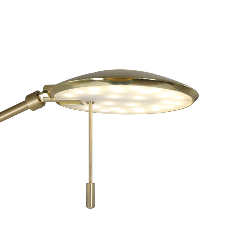Lámpara dorada luz giratoria Steinhauer Zenith led latón y blanco - Imagen 5