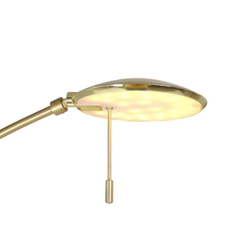 Lámpara dorada luz giratoria Steinhauer Zenith led latón y blanco - Imagen 6
