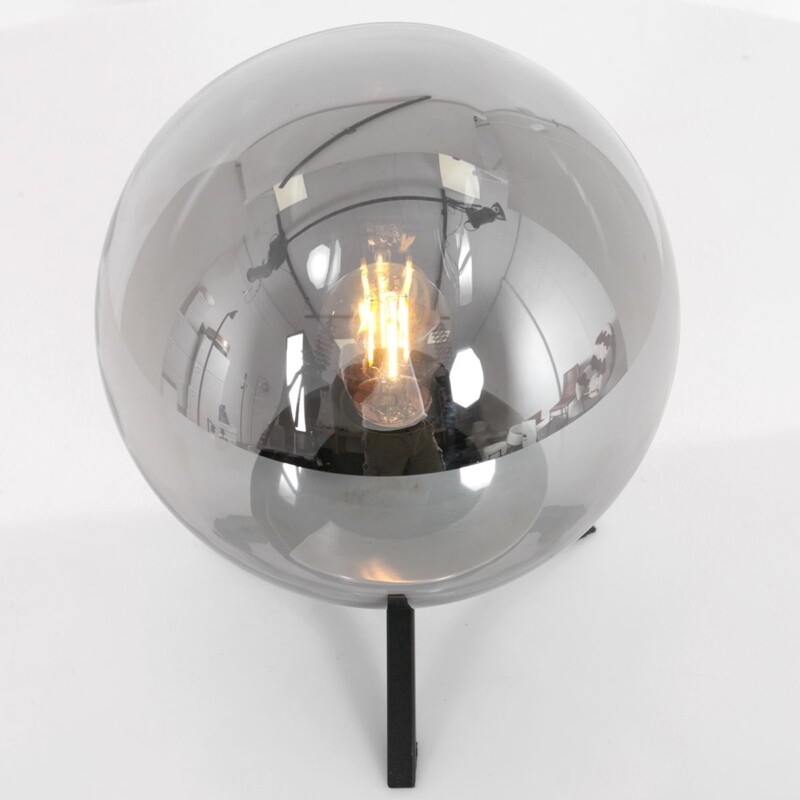 Lámpara esfera cristal ahumado Steinhauer Bollique - Imagen 10
