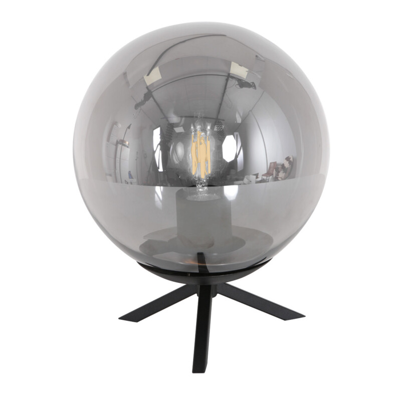 Lámpara esfera cristal ahumado Steinhauer Bollique - Imagen 2