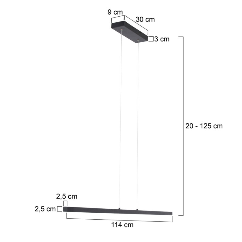 lampara-led-negra-regulable-mexlite-light-stripe-2745zw-8