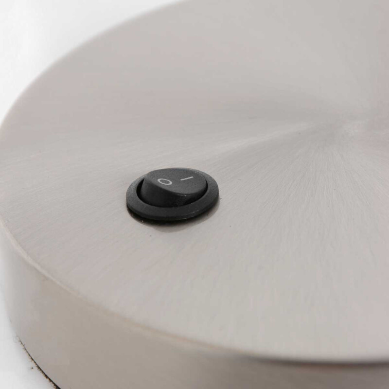 Lámpara mesa flexible plateada Steinhauer Spring acero - Imagen 10