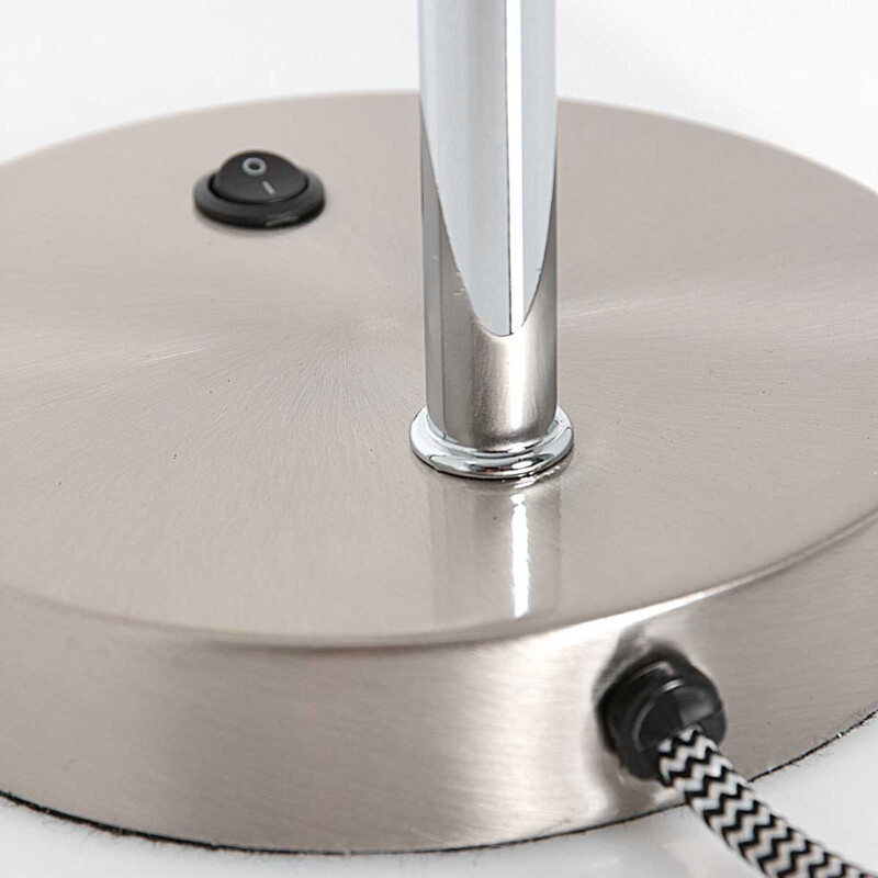 Lámpara mesa flexible plateada Steinhauer Spring acero - Imagen 9