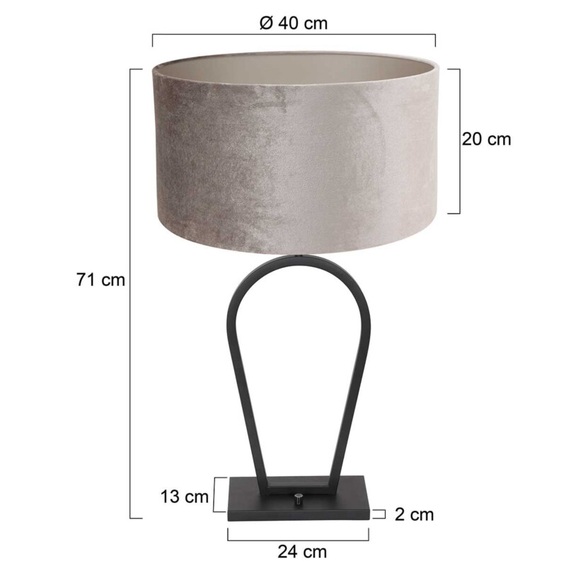 lampara-mesa-pantalla-plata-steinhauer-stang-negro-3505zw-7