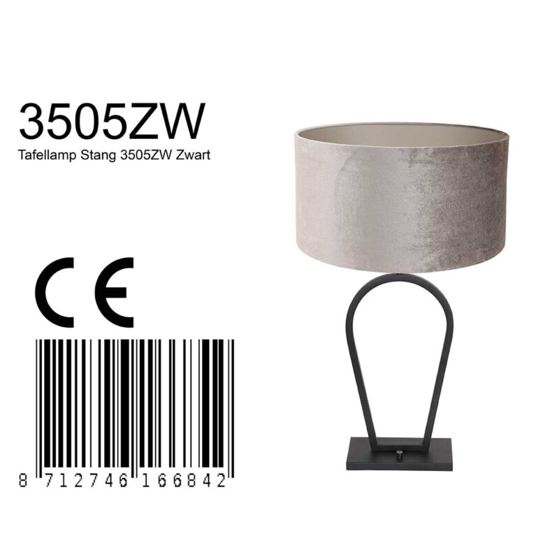 lampara-mesa-pantalla-plata-steinhauer-stang-negro-3505zw-8