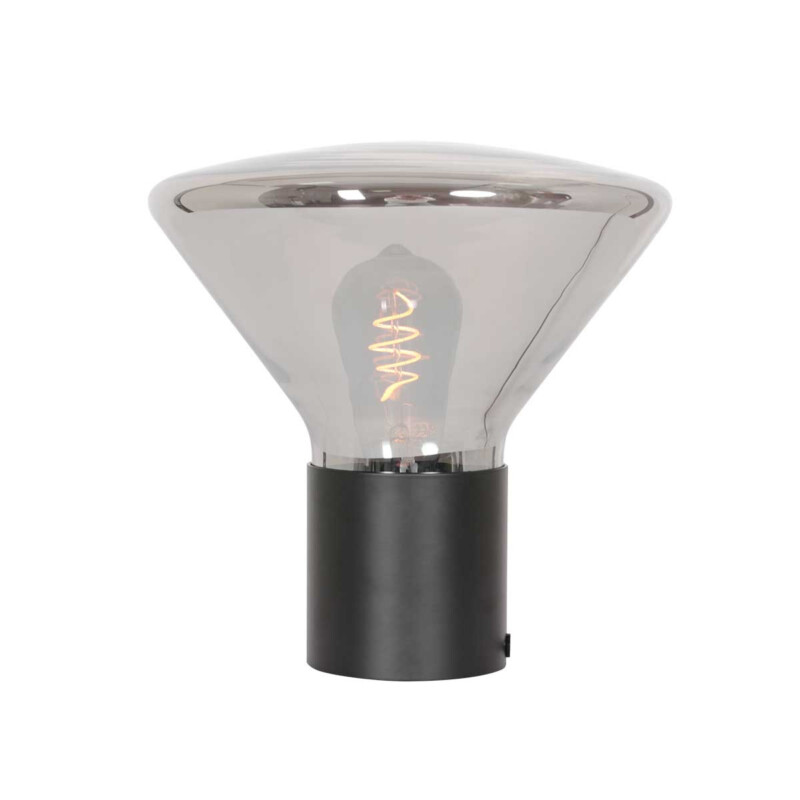 lampara-mesa-steinhauer-ambiance-vidrio-ahumado-y-negro-3401zw