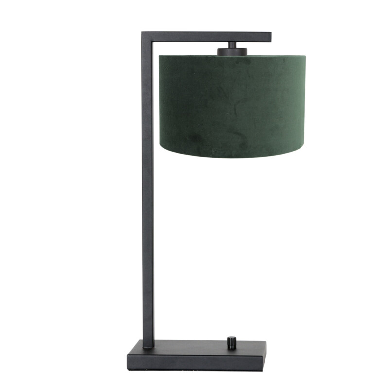 lampara-moderna-con-pantalla-verde-steinhauer-stang-7121zw