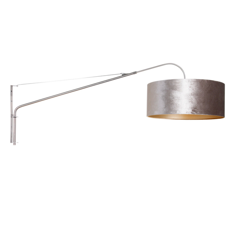 Lámpara pared/ brazo largo Steinhauer Elegant classy acero y plateado - Imagen 2