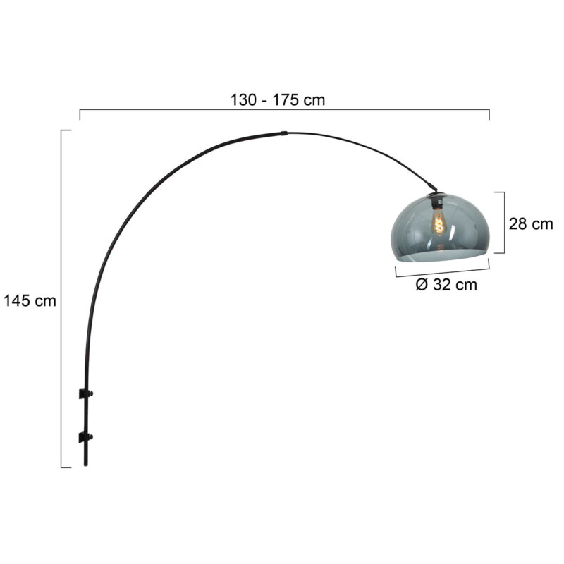 lampara-pared-de-cristal-steinhauer-sparkled-light-vidrio-ahumado-8196zw-7