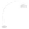 lampara-pie-blanca-steinhauer-sparkled-light-blanco-7169w