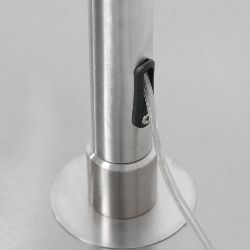 Lámpara pie de diseño Steinhauer Sparkled light transparente y negro - Imagen 11