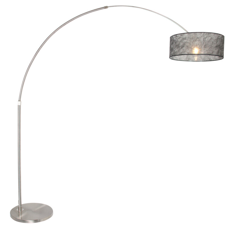 Lámpara de pie de metal moderna de acero Steinhauer Sparkled Light - Imagen 2