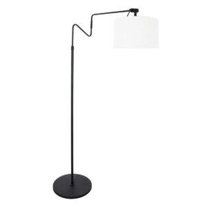 lampara-pie-pantalla-blanca-steinhauer-linstrøm-blanco-y-negro-3728zw