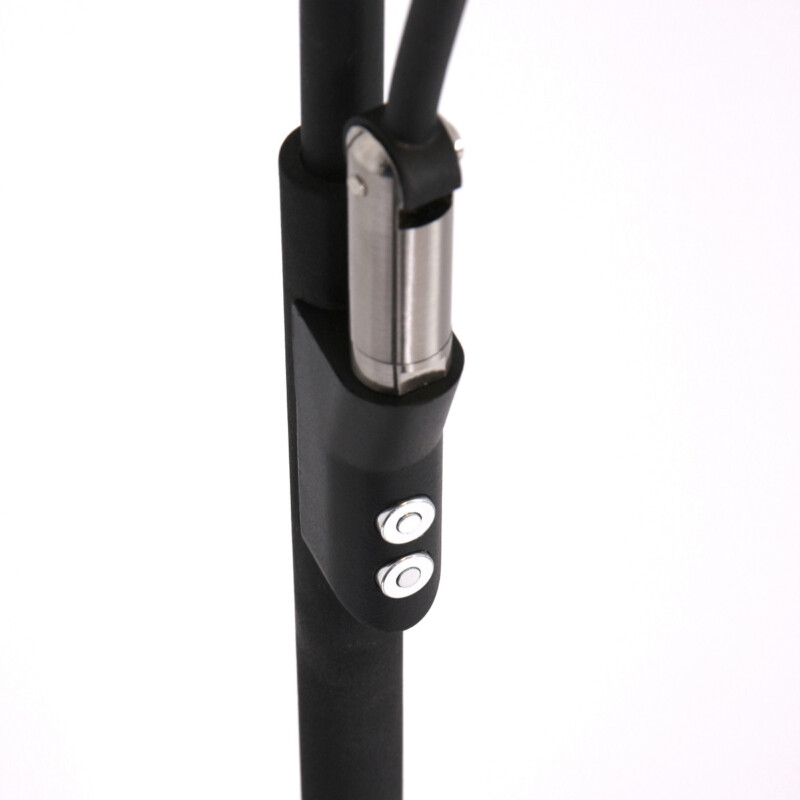 Lámpara pie regulable negra Steinhauer Zenith led blanco y negro - Imagen 6