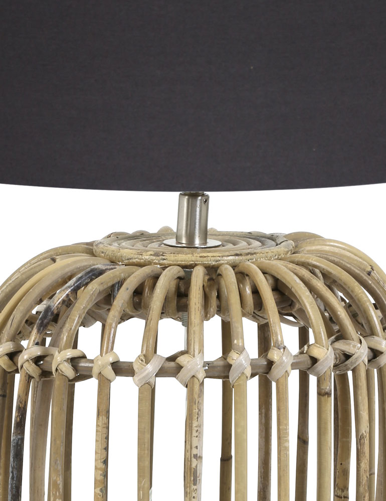 Lámpara rústica con pantalla negra Light & Living Seram - Imagen 2