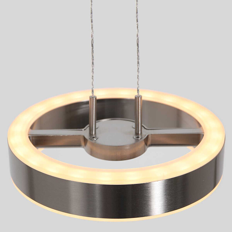 Lámpara techo 3 luces Steinhauer Piola acero y transparente - Imagen 10