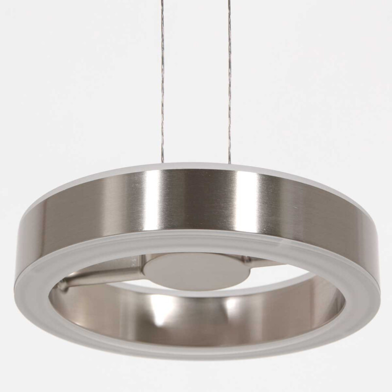 Lámpara techo 3 luces Steinhauer Piola acero y transparente - Imagen 4