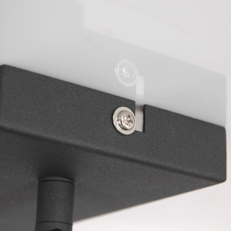 Aplique de pared industrial negra de dos luces ajustable Mexlite Nove - Imagen 13