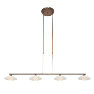 lampara-techo-multi-focal-steinhauer-sovereign-classic-bronce-y-crema-2743br